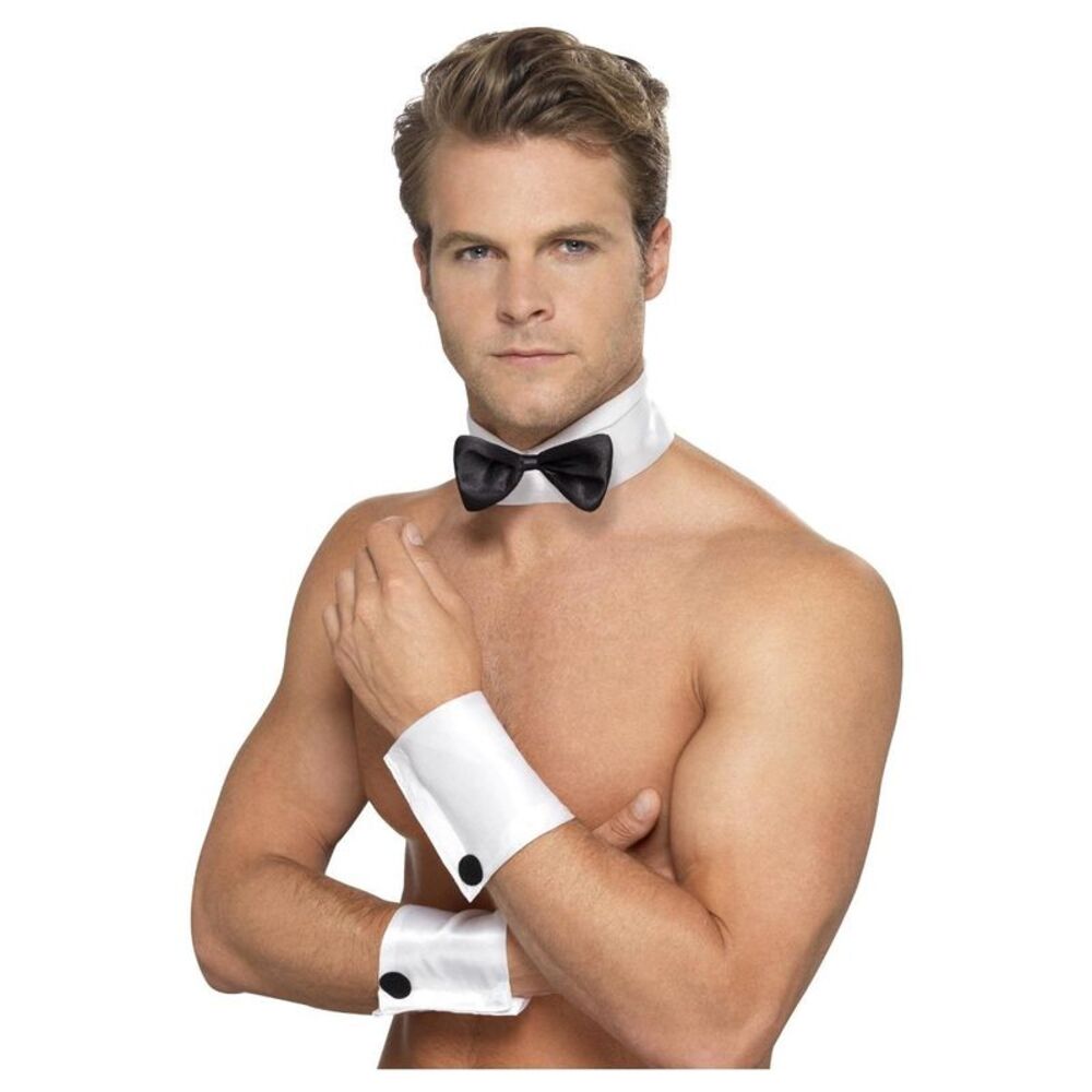 Smiffys Mens Stripper Costume Accessory / White/Black